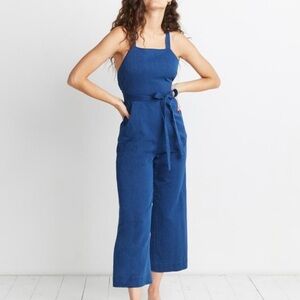 Marine Layer Tess Jumpsuit in Chambray Blue